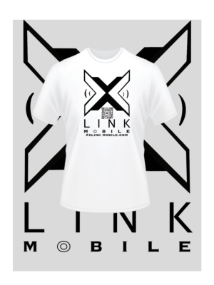 X LINK MOBILE WHT TEE